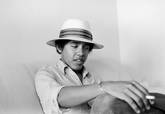 barack obama smoking. Barack Hussain Obama in 1980