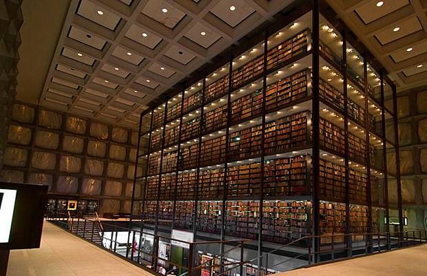 Bibliothek  Yale-universitys-beinecke-rare-book-and-manuscript-library-new-haven-connecticut-2